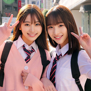 【フル動画】ももちゃん＆みなみちゃん｜skho176